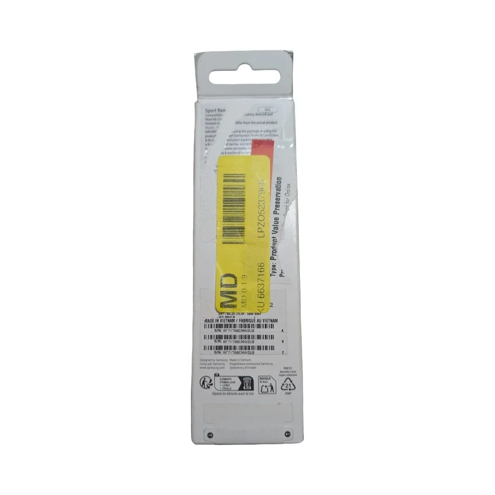 23-O Samsung Sport Band for Galaxy Watch8 & Watch8 Classic M/L - Dark Gray‎